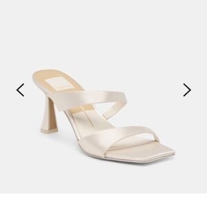 Dolce Vita Icelyn Heels Ivory Satin